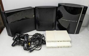 HH249-240323-35【ジャンク】ソニー SONY PlayStation 本体 コントローラー 他 まとめセット PS2 PS3 PS4 プレステ プレイステーション