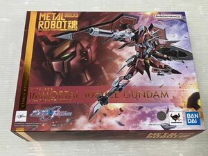 HS024-240324-065【中古】バンダイ フィギュア ガンダムSEEDFREEDOM イモータルジャスティスガンダム 超合金魂 METAL ROBOT 魂 STTS-808