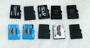 microSDカード 512MB 1GB 2GB 10枚セット