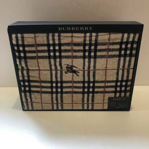 【送料無料】BURBERRY/バーバリー/正規品/新品未使用/タオルケット/ノバチェック/ホースマーク刺繍/西川産業株式会社(10002y)