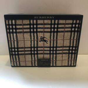 【送料無料】BURBERRY/バーバリー/正規品/新品未使用/タオルケット/ノバチェック/ホースマーク刺繍/西川産業株式会社(10003y)