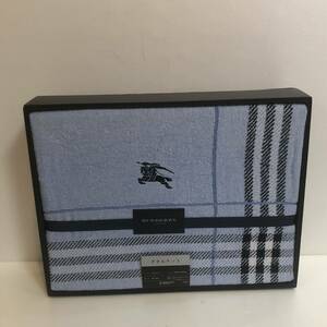 【送料無料】BURBERRY/バーバリー/正規品/新品未使用/タオルケット/1枚/ホースマーク刺繍/西川産業株式会社(Y43)