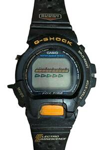 20726 カシオ クォーツ 腕時計 CASIO QUARTZ 1199 DW 6600B FOX FIRE ベルト純正品 Shock Resistant 電池式 アンティーク ジャンク