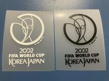 ～小物～ 2002 FIFAワールドカップ ワッペン 2枚 (黒+白)_画像1