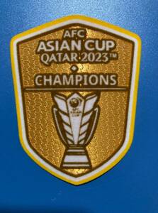 ～小物～ 2023 AFCアジアカップ 優勝 ワッペン 1枚 (金 / カタール用)