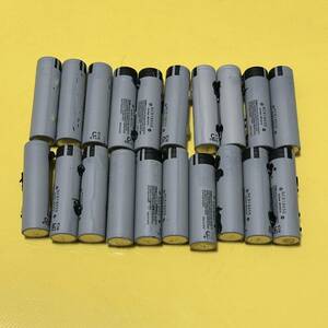 20本panasonicリチウムイオン電池NCR18650 、使用済電池、ジャンク