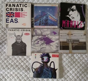 CD FANATIC CRISIS beautiful world/EAS/MARBLE/SIDE ADAM/LOVE MONSTER/LIFE/心に花を心に棘を アルバム シングル アンケートハガキ