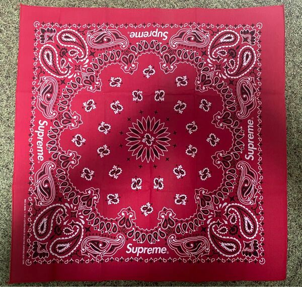 supreme hav-a-hank bandana red バンダナ　送料無料　新品 USA USA製