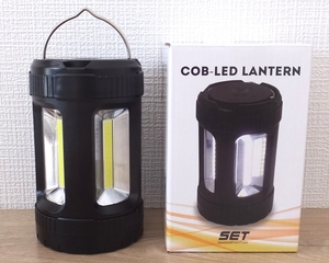 最終出品 送料無料 未使用品 SET COB-LED LANTERN LEDランタン HRN-390 4面発光/高輝度/強弱切替/2WAY仕様（掛け型・置き型）/乾電池式