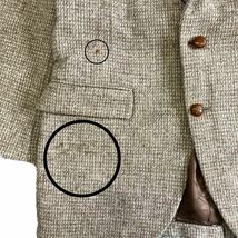 70s~ USA製 Harris Tweed STAFFORD ツイード テーラード ジャケット ウール ハリスツイード スタッフォード ブレザー 80s ヴィンテージ_画像7