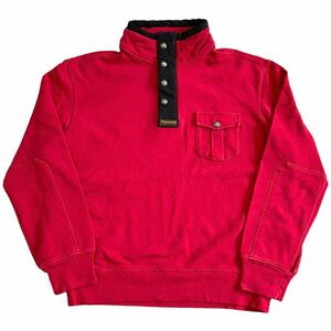 90s Polo Ralph Lauren тянуть over тренировочный XL красный половина Zip Polo Ralph Lauren TALON молния футболка 