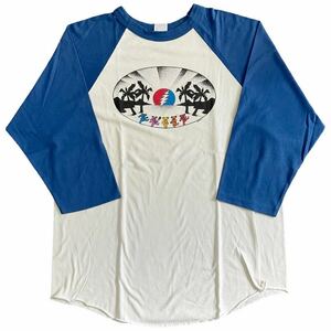 90s USA製 Grateful Dead Tシャツ L デッドベア ラグラン グレイトフルデッド DEAD BEAR バンド ロック バンT ヴィンテージ