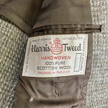 70s~ USA製 Harris Tweed STAFFORD ツイード テーラード ジャケット ウール ハリスツイード スタッフォード ブレザー 80s ヴィンテージ_画像5