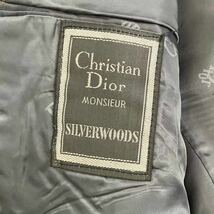 Christian Dior Monsieur ツイード テーラード ジャケット クリスチャン ディオール SILVERWOODS 80s 90s ウール ブレザー ヴィンテージ_画像4