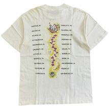 90s USA製 giantタグ Jimmy Buffett Tシャツ ホワイト L ジミーバフェット ツアー オウム バンド ロック コピーライト 1994年 ヴィンテージ_画像3