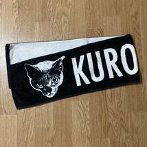 黒夢 マフラータオル ツアー グッズ アンディ君 猫 清春 人時 kuroyume sads オフィシャルタオル_画像1