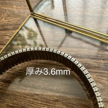 22mm 銀色　伸縮　蛇腹　ヴィンテージ　時計ベルト　時計バンド　中古品_画像6