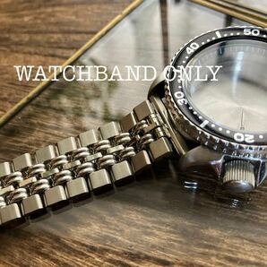 22mm 銀色 ツノバックル 時計ベルト 時計バンド ヴィンテージ 中古品の画像2