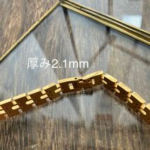 16mm 金色　時計バンド　時計ベルト　金属バンド　ヴィンテージ　中古品_画像7