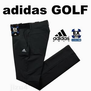 #[79] spring summer regular price 11,000 jpy Adidas Golf waist stretch pants black #