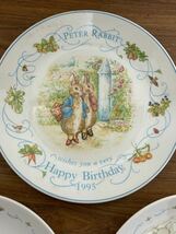 ピーターラビット WEDGWOOD ウェッジウッド 洋食器 お皿 英国製 3枚セット_画像3