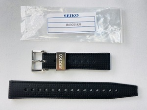 R03C014J9 SEIKO プロスペックス 19mm 純正シリコンバンド ブラック SBDX041/8L35-01D0用 ネコポス送料無料