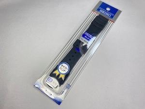 SEIKO BAND 19mm セイコー 替えベルト ウレタンベルト 紳士用 黒色 DAH4BP 正規品