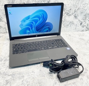 T3552 HP ProBook 250 G7 Core i3-7020U 2.30GHz 第7世代 Windows11 メモリー8GB HDD500GB ノートPC 電源アダプター付き