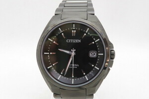 1円～【動作品】CITIZEN シチズン ATTESA アテッサ H110-T016294 ソーラー電波 メンズ腕時計　3-9-4