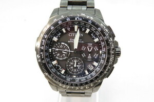 1 jpy ~[ immovable ]CITIZEN Citizen Promaster satellite wave Eko-Drive SKY Sky F900-S104611 wristwatch titanium / titanium 3-9-5