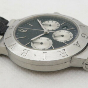 1円～☆BVLGARI ブルガリ ディアゴノ スポーツ CH35S クロノグラフ デイトクォーツ メンズ腕時計 3-11-2の画像5