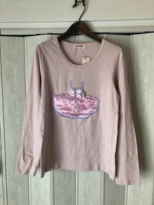 ◆SWIMMER/スイマー/プリント柄入りの長袖カットソー/未着品◆07