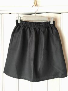 *E hyphen world gallery/i- high fn/ black. miniskirt / tag attaching *U