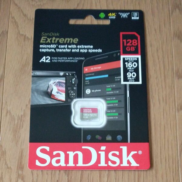 SanDisk Extreme microSDカード 128GB A2