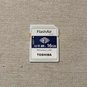 TOSHIBA FlashAir w-04 16GB 東芝 Wi-Fi SDカード