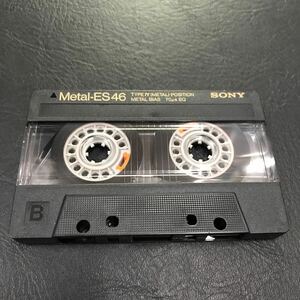 T3017 中古 SONY メタル カセットテープ Metal-ES-46 46分テープ 録音済み ツメあり 動作確認済 ソニー メタルポジション 爪あり METAL