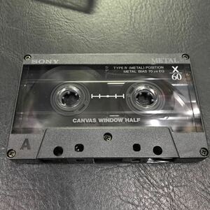 T3029 中古 SONY メタル カセットテープ X60 60分テープ 録音済み ツメあり 音鳴り確認済 ソニー メタルポジション 爪あり METAL ソニー