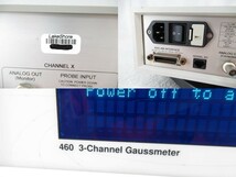 ■LakeShore■3-Channel　Gaussmeter■3軸・3chガウスメータ■磁気計測■本体のみ■460■現状■_画像8