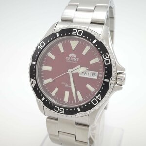 2260〇/ORIENT 腕時計 MAKO Ⅲ 機械式自動巻き(手巻付き) 海外モデル RA-AA0003R19B 20気圧防水 メンズ シルバー【0226】