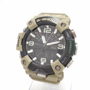 2263〇/CASIO 腕時計 G-SHOCK BRITISH ARMY コラボモデル GG-B100BA-1AJR 防塵・防泥構造 モバイルリンク機能 メンズ グリーン【0226】