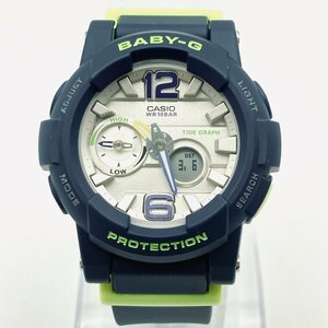 2322♭CASIO カシオ 腕時計 BABY-G BGA-180-2BDR G-ライド 10気圧防水 レディース ネイビー【0208】