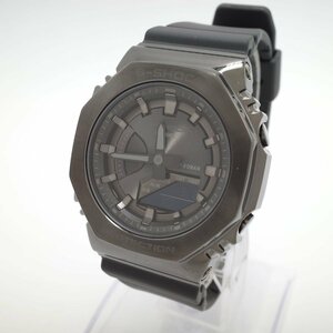 2437〇/CASIO 腕時計 G-SHOCK メタルカバード GM-S2100B-8AJF 耐衝撃構造 ワールドタイム ダブルLEDライト 20気圧防水 グレー【0304】