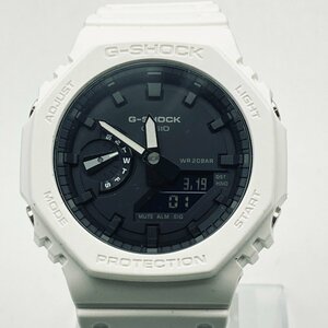 2624♭CASIO カシオ 腕時計 G-SHOCK GA-2100-7ADR アナログデジタル 2100シリーズ 8角形 クオーツ メンズ ホワイト【0311】