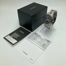 2674@2674@[Citizen] 腕時計 BY1001-66E アテッサ ムーンフェイズ 電波ソーラー 10気圧防水 メンズ シルバー【0311】_画像6