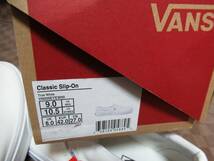 ★384 VANS バンズ 新品CLASSIC SLIP-ON US9 27cm VN000EYEW00 trueホワイト_画像7