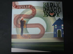 BADLY DRAWN BOY / you were right '02 UK orig ７インチ レコード ブリットポップ brit pop eels super furry animals elbow doves