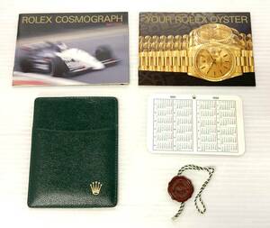 ★☆レア 純正 ROLEX ロレックス デイトナ 1991年冊子 付属品セット カレンダー パスケース 赤タグ ピ☆★