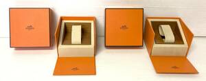 ★☆ピテ 純正 HERMES エルメス 時計ケース まとめて 2点セット 箱 ボックス 外箱 ウォッチケース BOX 収納ボックス☆★