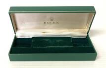 ★☆⑦レア 純正 ROLEX ロレックス　アンティーク 時計ケース グリーン 緑 箱 BOX 腕時計ケース 箱付き アクセサリーケース ピ☆★_画像2