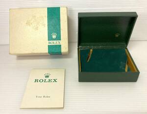 ★☆超レア 純正 ROLEX ロレックス 白箱 アンティーク 時計ケース 1973年発行冊子 箱 外箱シール有 1500 BOX ボックス ピ☆★